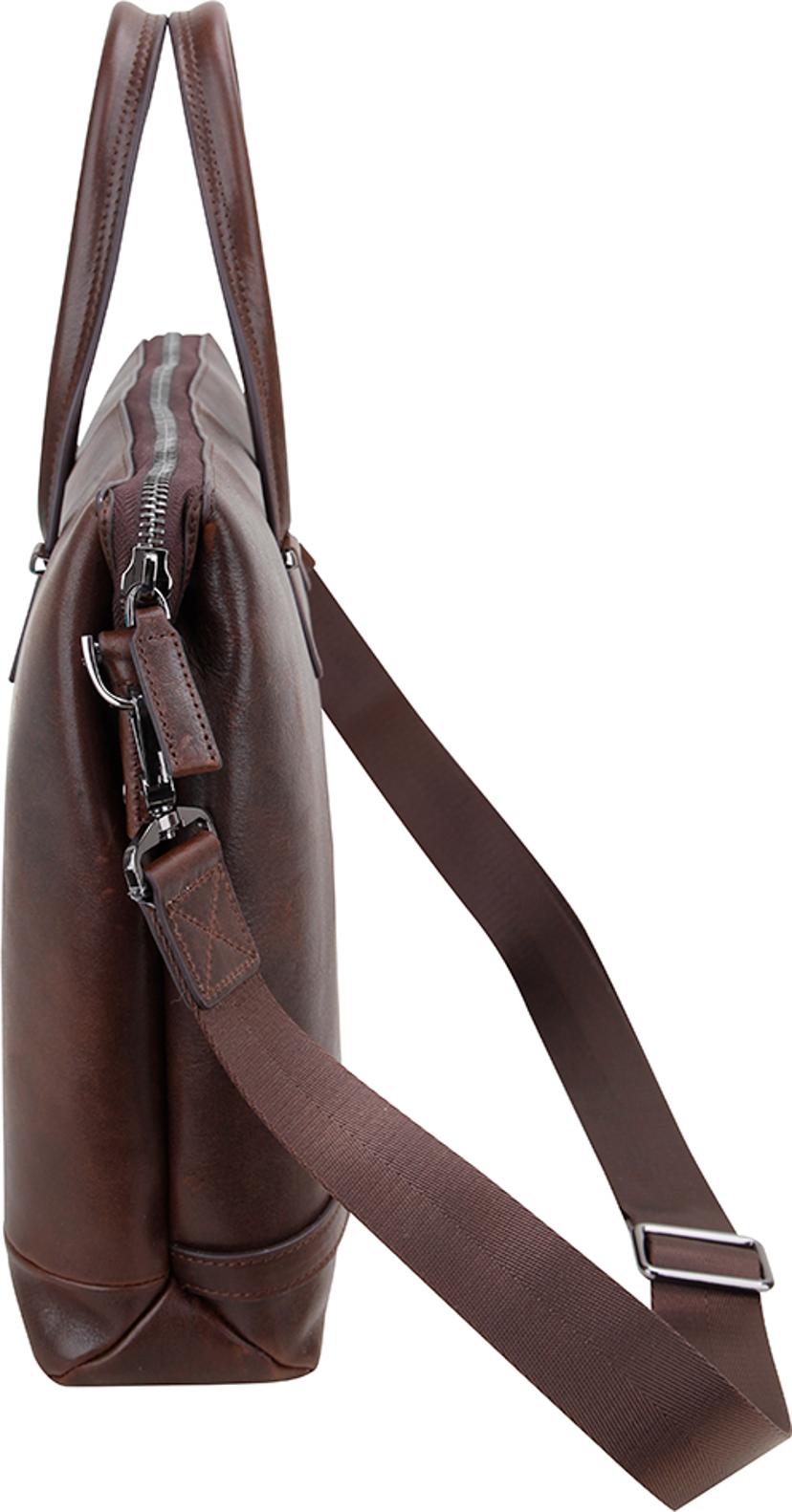 Cirafon Milano Datorväska 15.6" Äkta läder Brun