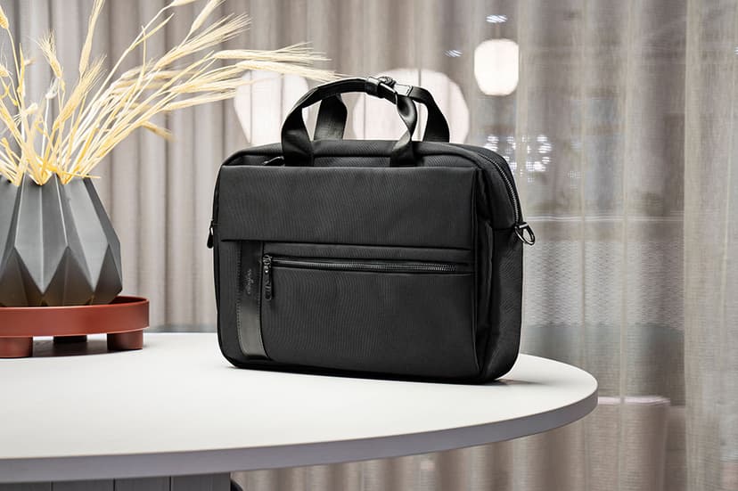 Cirafon Business 15.6" Nahka, Nailon Musta