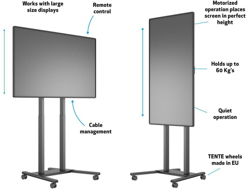 Multibrackets M Motorized Floorstand