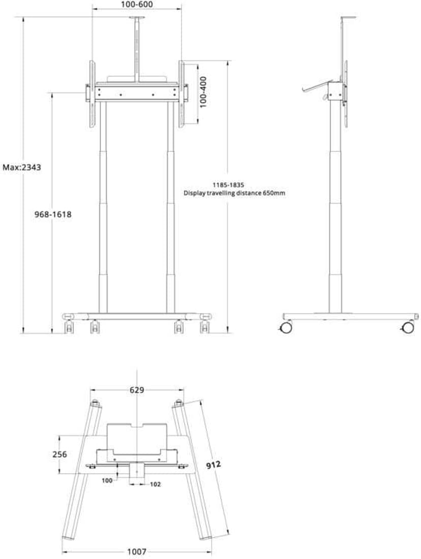 Multibrackets M Motorized Floorstand