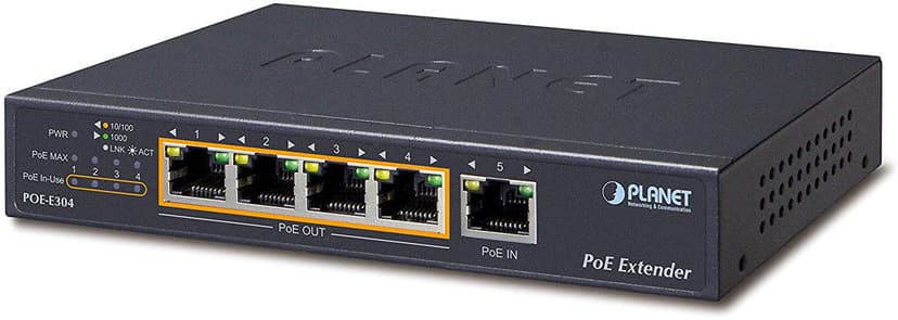 Digitus 4-Port PoE Extender 60W