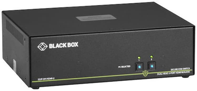 Black Box Secure 2-Port KVM Switch NIAP 3.0 HDMI
