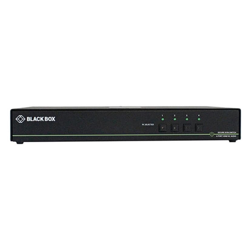 Black Box Secure 4-Port KVM Switch NIAP 3.0 HDMI