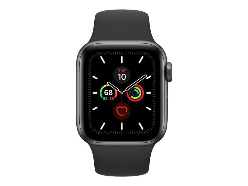 Apple Watch Series 5 GPS 40mm Space Grey Aluminium Case with Black Sport Band