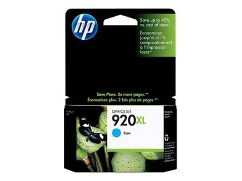 HP Bläck Cyan 920XL - OfficeJet 6000/6000 E609A/6500/6500 E709A