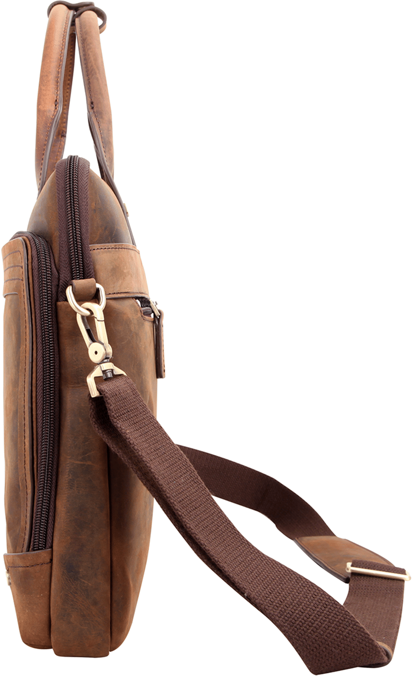 Cirafon Leather Indiana Taske 15.6" Ægte læder Brun