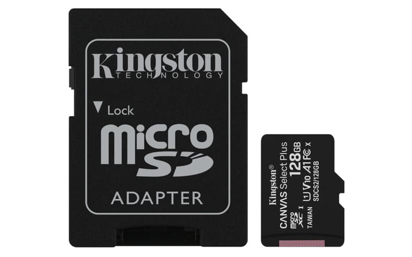 Kingston Canvas Select Plus 128GB MicroSDXC UHS-I