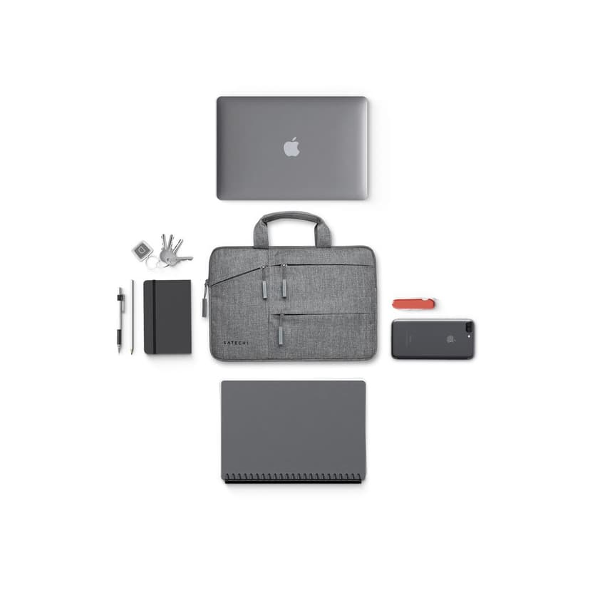 Satechi Notebook-väska 13" Tyg, Nylon Grå