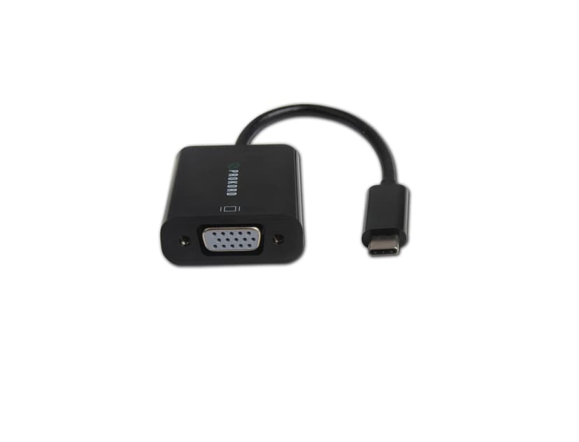 Prokord USB-C til VGA-adapter 0.15m USB-C VGA Sort