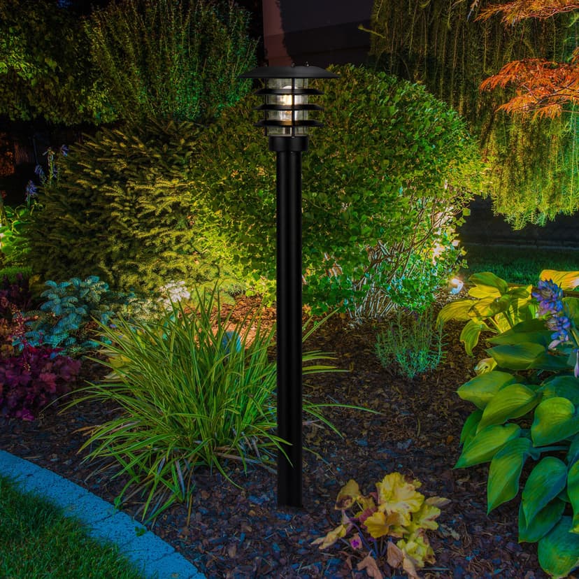 LightsOn Saturnus Med Pelare 90cm Svart