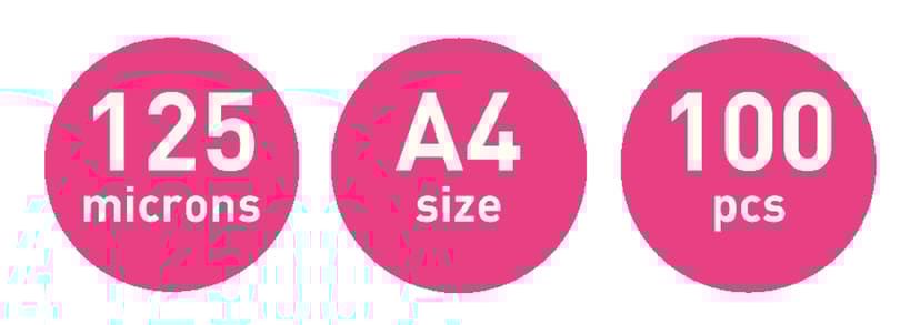 Leitz Laminointitasku 125mic A4 100kpl