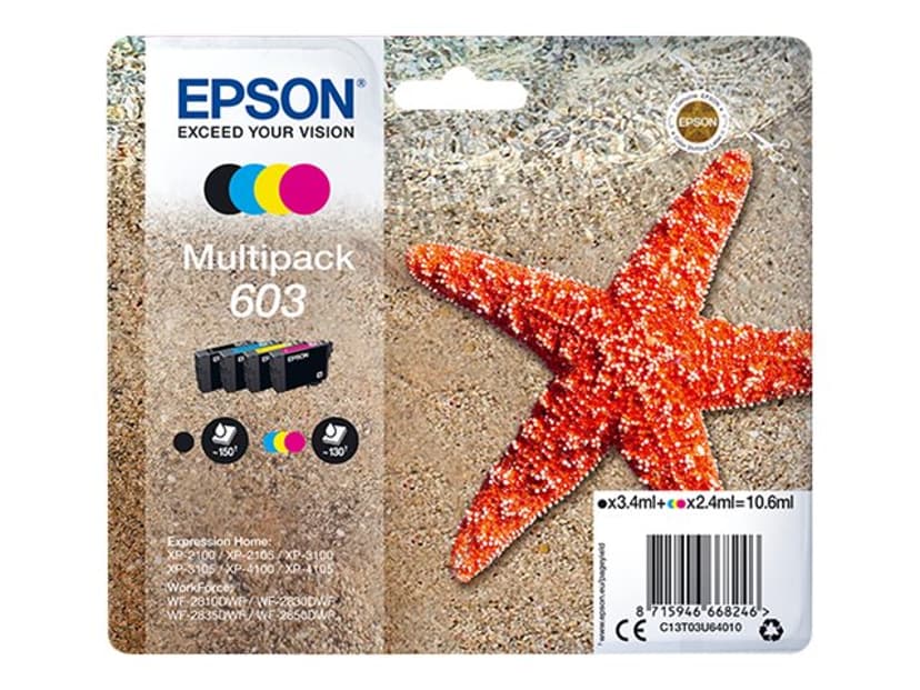 Epson Blekk Multipack 4-Color 603