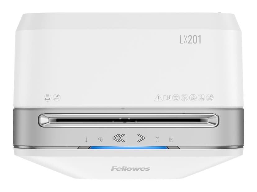 Fellowes Powershred LX201 Micro-cut, valkoinen