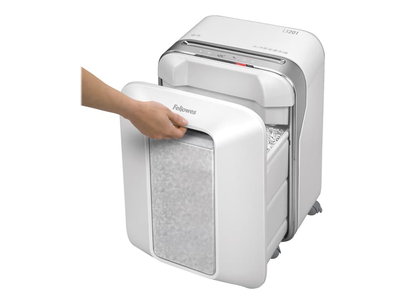 Fellowes Powershred LX201 Micro-cut, valkoinen