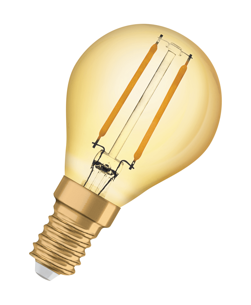 Osram Vintage Mini Ball LED 1906 2.5W 825 Filament Gull E14