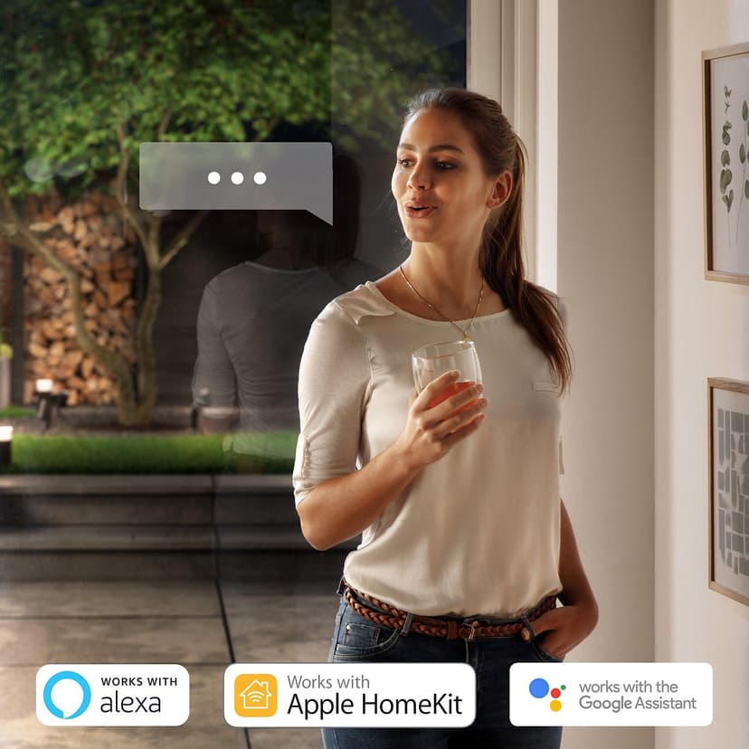 Philips Hue Outdoor Resonate Wall Lantern 2X8w 24V, Black
