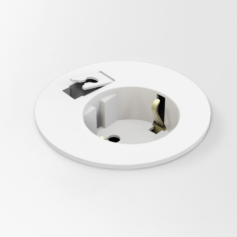 Forming Function Powerdot MIDI 1xPower 1xCable-Throughs White
