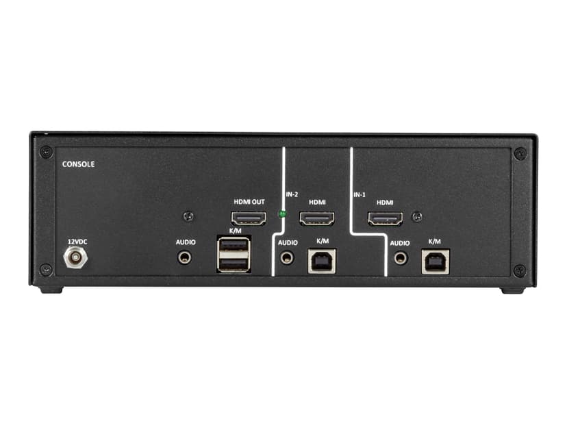 Black Box Niap 3.0 2-Port KVM Switch Single-Head HDMI