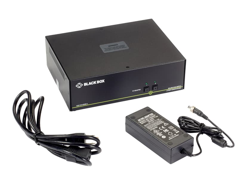 Black Box Niap 3.0 2-Port KVM Switch Single-Head HDMI