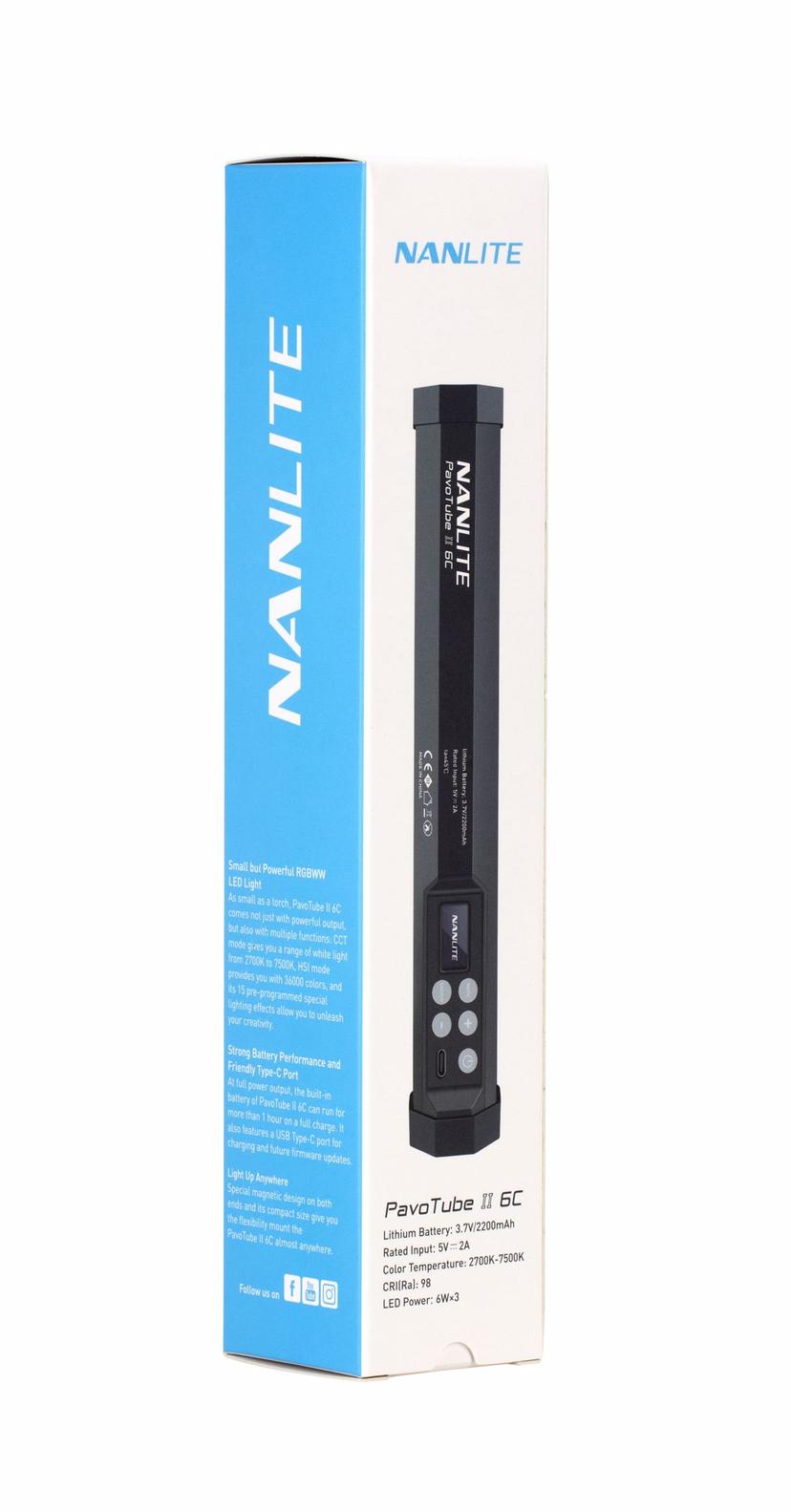 NANLITE Pavotube II 6C 1-Kit
