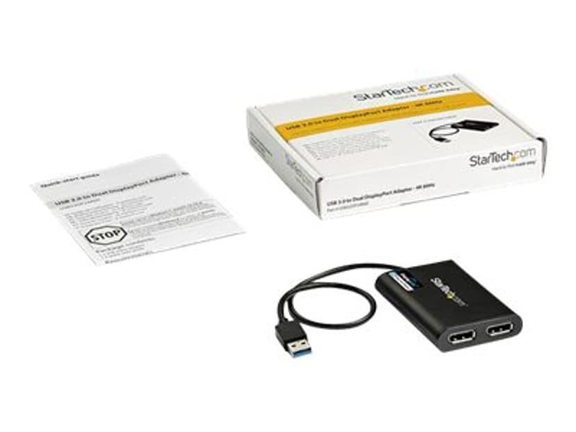 Startech USB 3.0 To Dual Displayport Adapter 4k 60hz