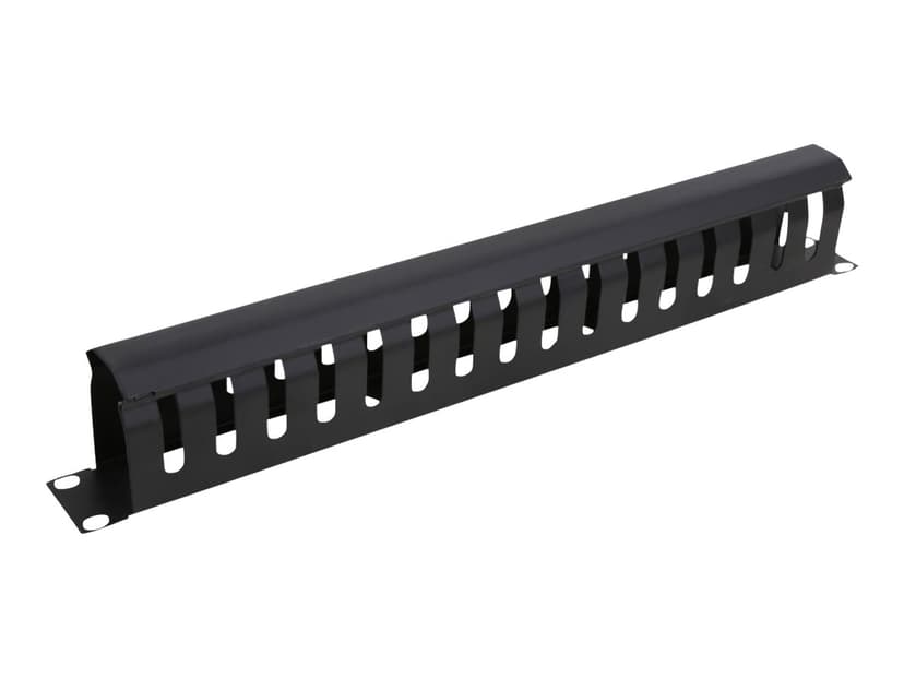 Deltaco Rackkabelhanteringspanel 1U