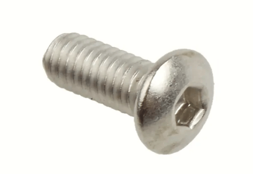 Rs Pro Hex Socket Button Screw Stainless Steel M4x10mm 100pcs