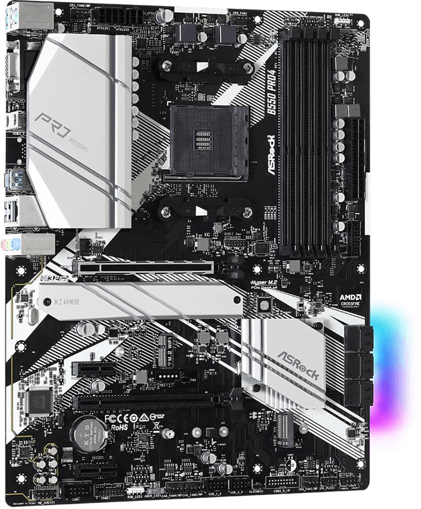 ASRock B550 Pro4 Socket AM4 ATX Moderkort