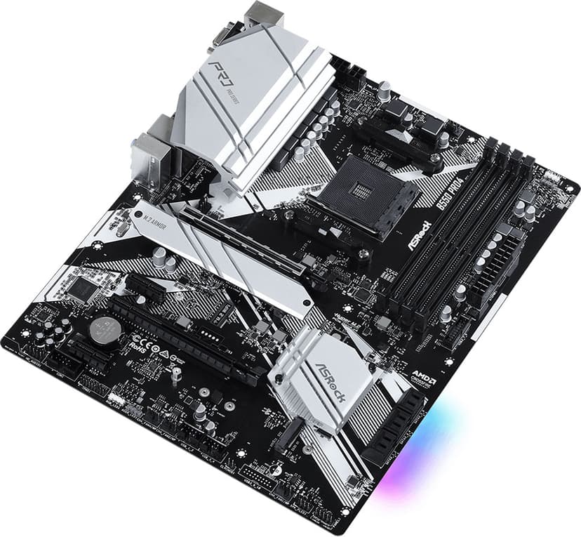 ASRock B550 Pro4 Socket AM4 ATX Moderkort