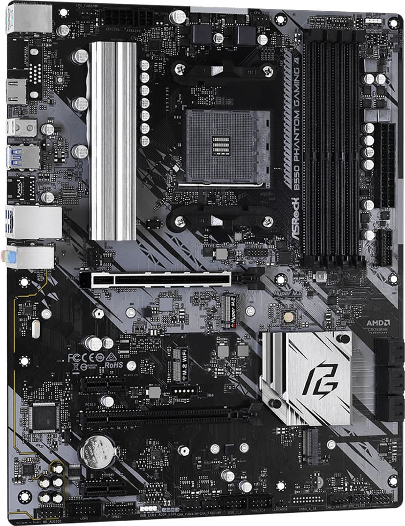 ASRock B550 Phantom Gaming 4 Socket AM4 ATX Hovedkort