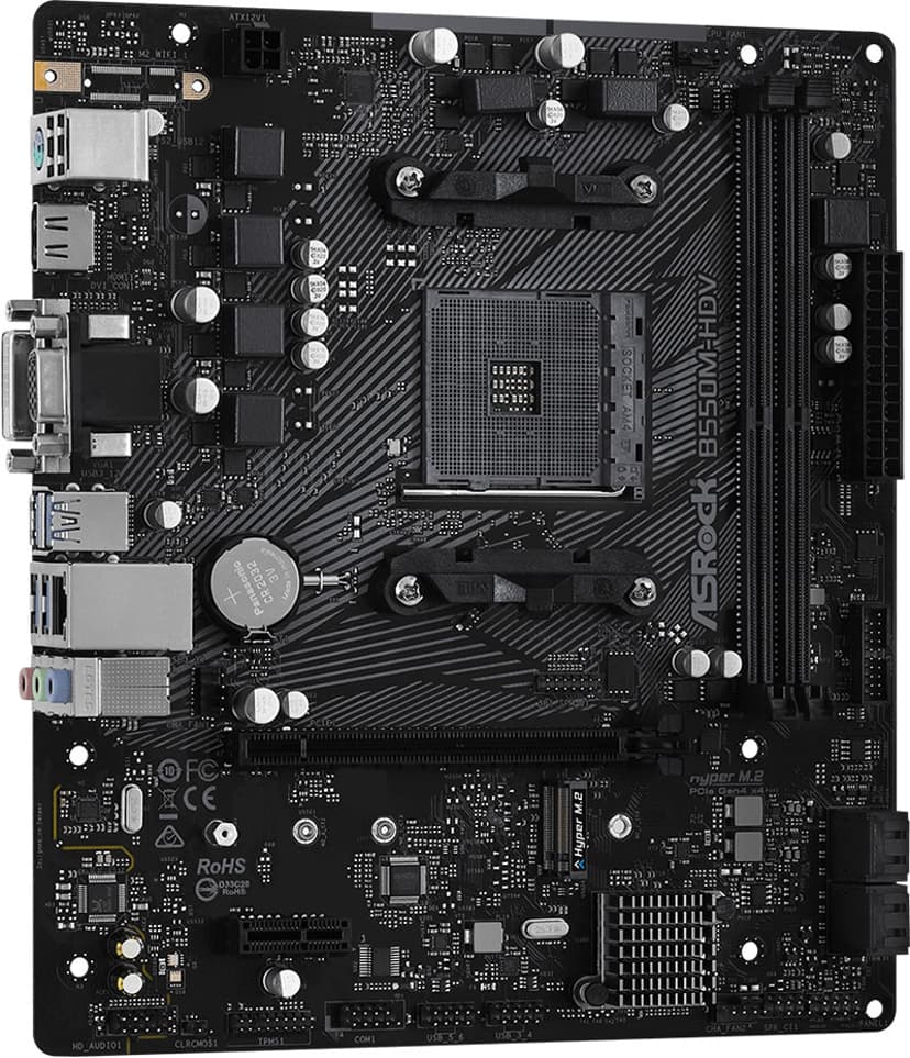 ASRock B550M-HDV Socket AM4 micro ATX Moederbord