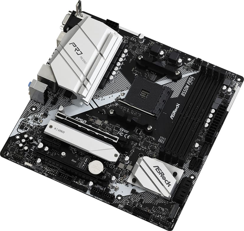 ASRock B550M Pro4 Socket AM4 micro ATX Moderkort