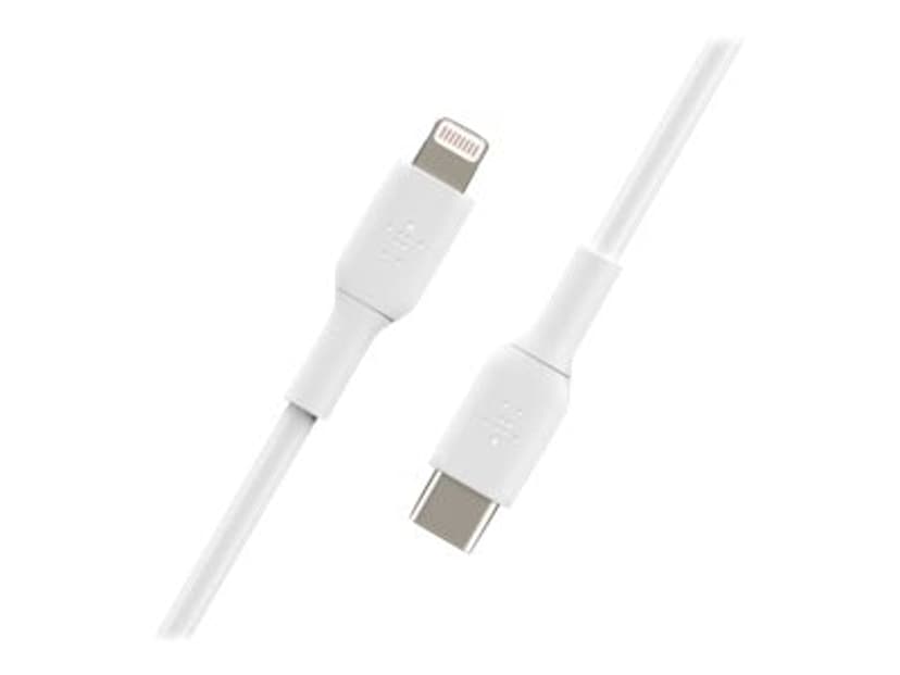Belkin Lightning Till USB-C Cable 1m Vit