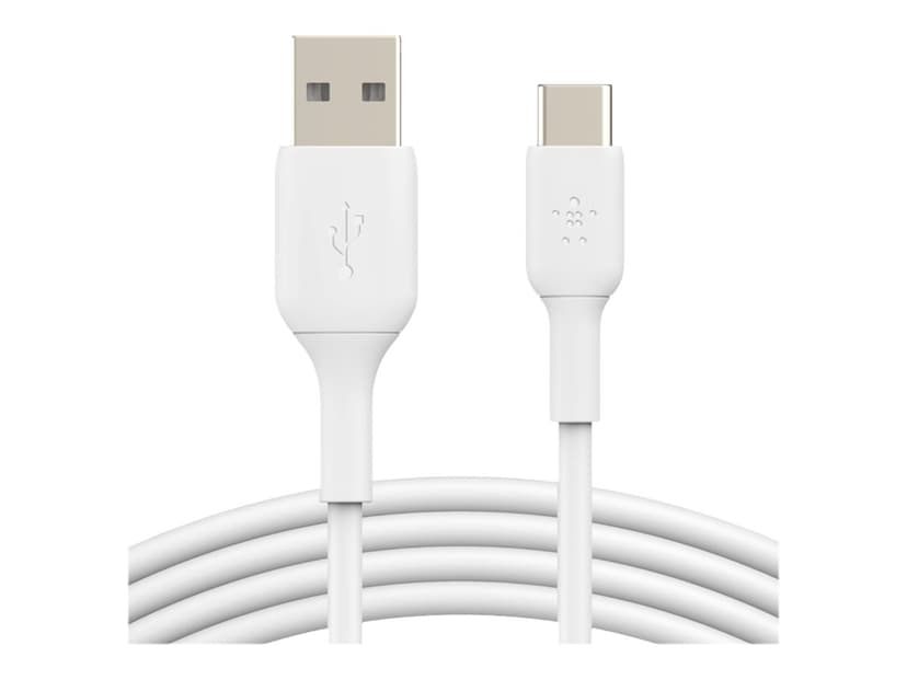 Belkin BoostCharge Cable 2m USB-A USB-C Hvid