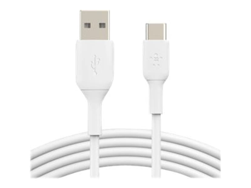 Belkin BoostCharge Cable 0.15m USB-A USB-C Hvid