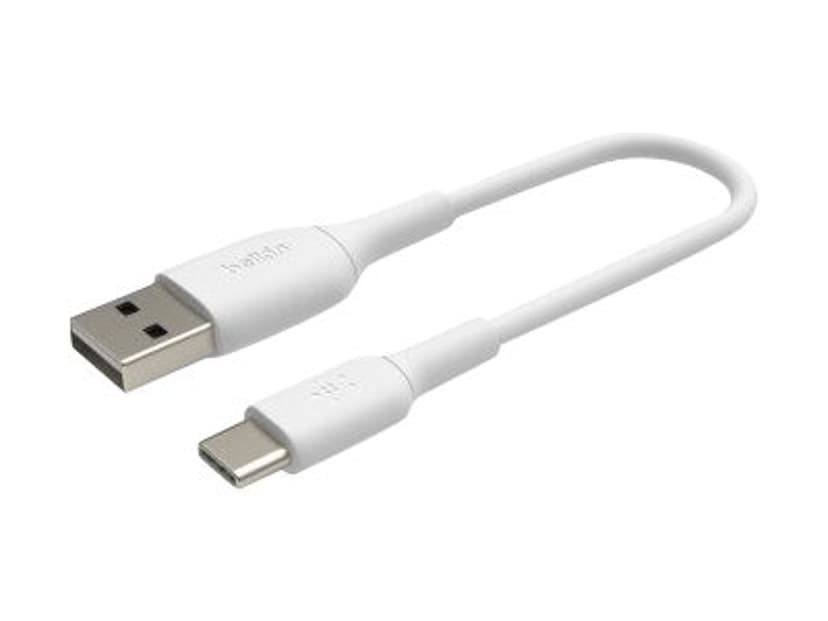 Belkin BoostCharge Cable 0.15m USB-A USB-C Wit