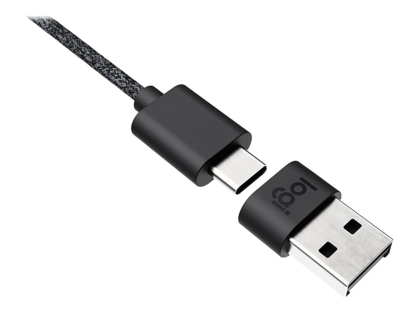 Logitech Zone Wired Stereo USB-C Microsoft Teams Grafiitti