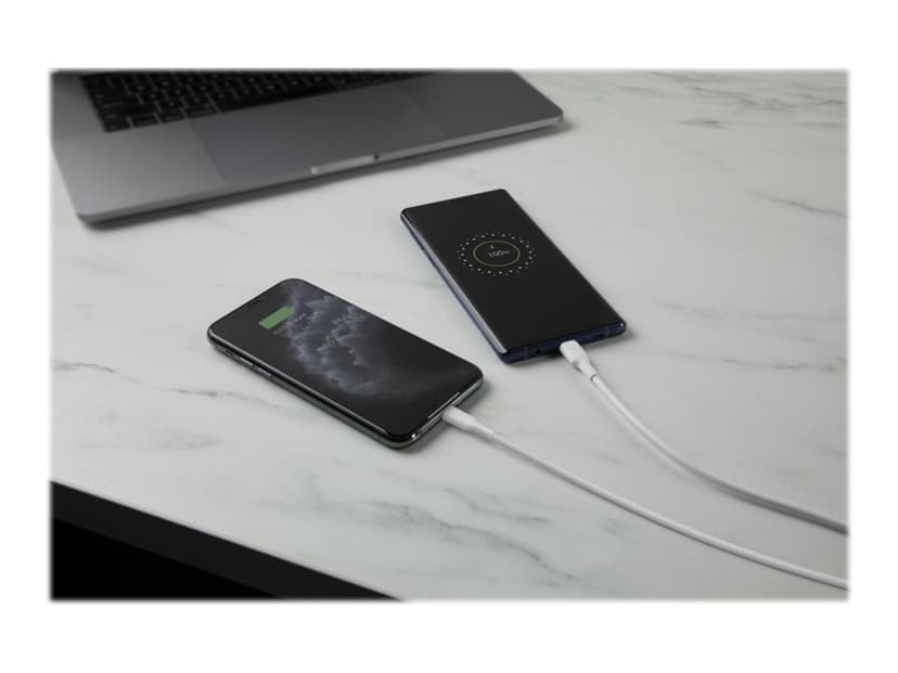 Belkin Dual Wall Charger 24w + USB-A To Lightning Cable 1m Vit 1m