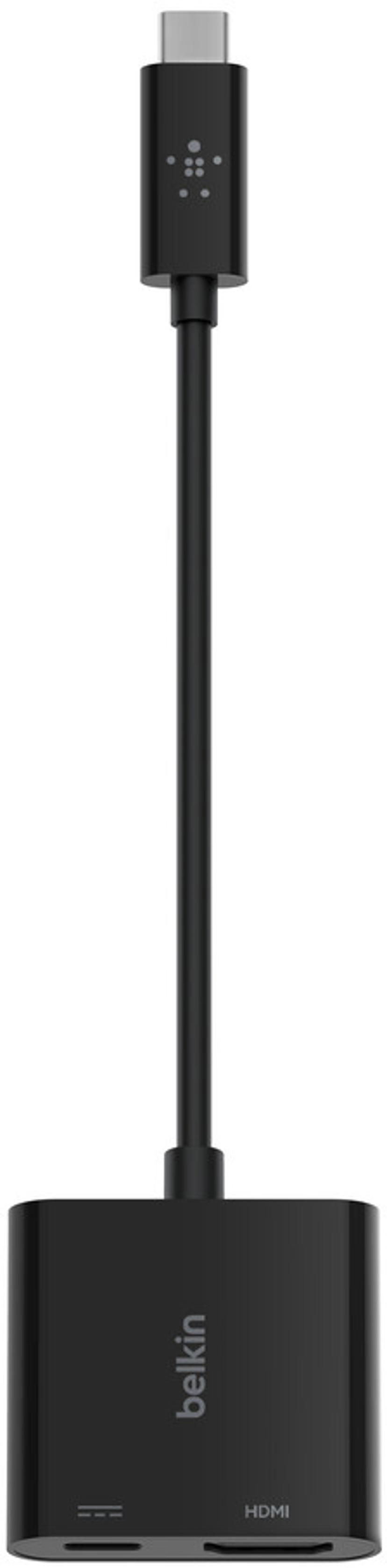 Belkin USB-C to HDMI + Charge Adapter USB 3.2 Gen 1 (3.1 Gen 1) Type-C