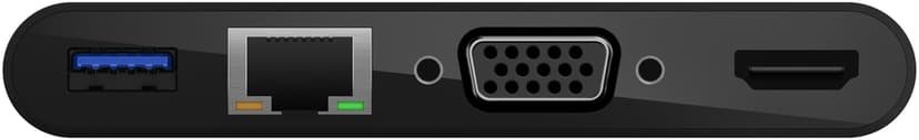 Belkin Multimedia + Charge Adapter USB 3.2 Gen 1 (3.1 Gen 1) Type-C