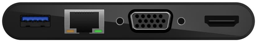 Belkin Multimedia Adapter USB 3.2 Gen 1 (3.1 Gen 1) Type-C