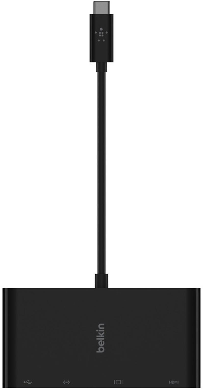 Belkin Multimedia Adapter USB 3.2 Gen 1 (3.1 Gen 1) Type-C