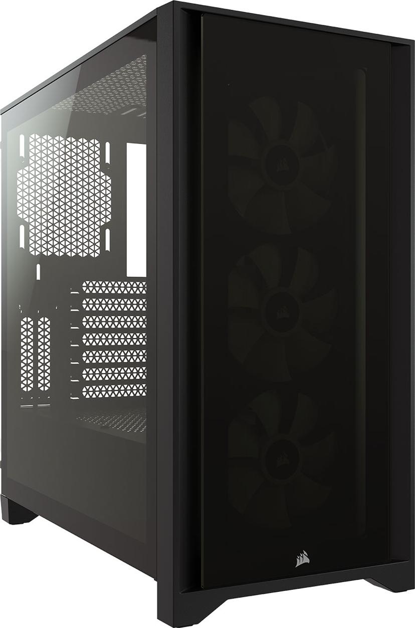 Corsair iCUE 4000X RGB Midi Tower Svart