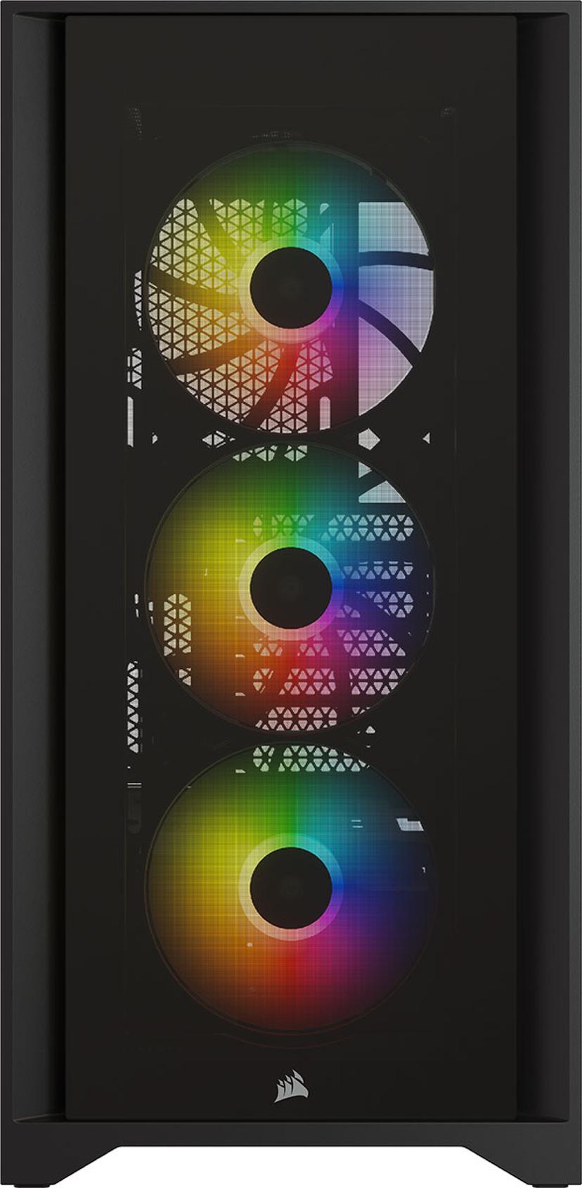 Corsair iCUE 4000X RGB Midi Tower Svart