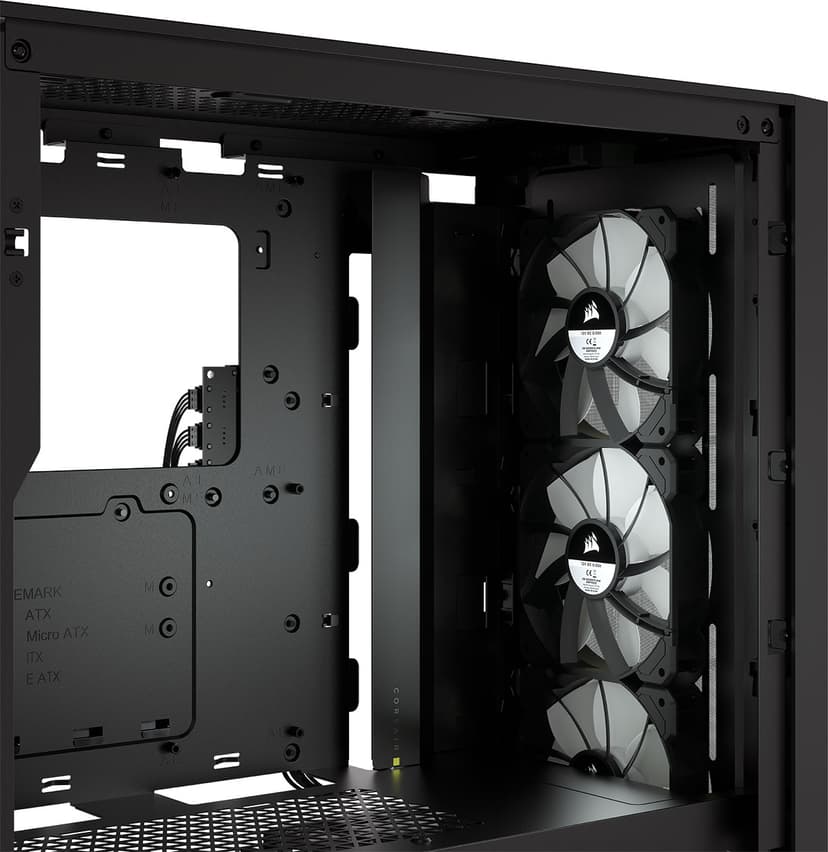 Corsair iCUE 4000X RGB Midi Tower Svart