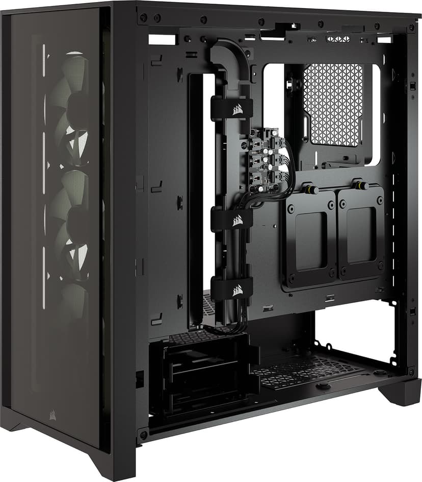 Corsair iCUE 4000X RGB Midi Tower Svart