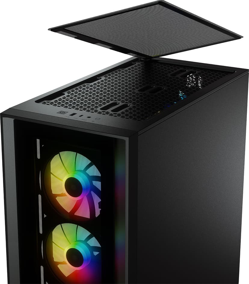 Corsair iCUE 4000X RGB Midi Tower Svart