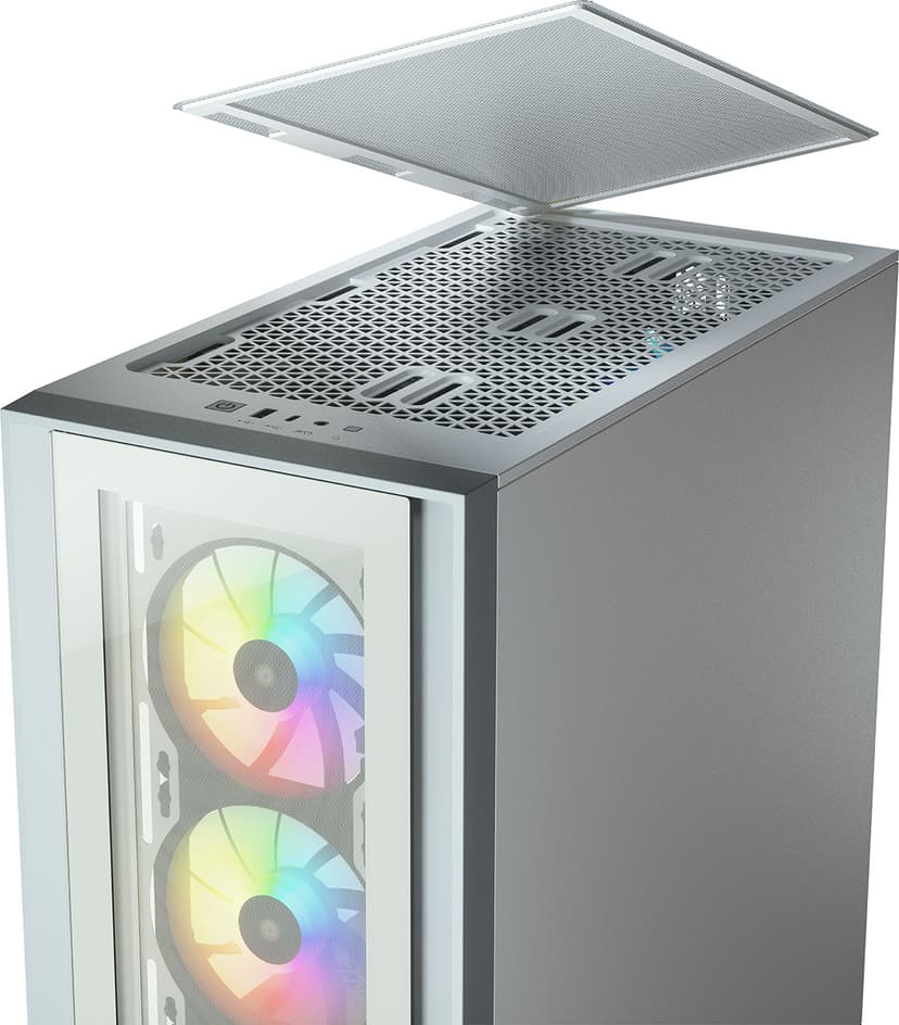 Corsair iCUE 4000X RGB Midi Tower Valkoinen