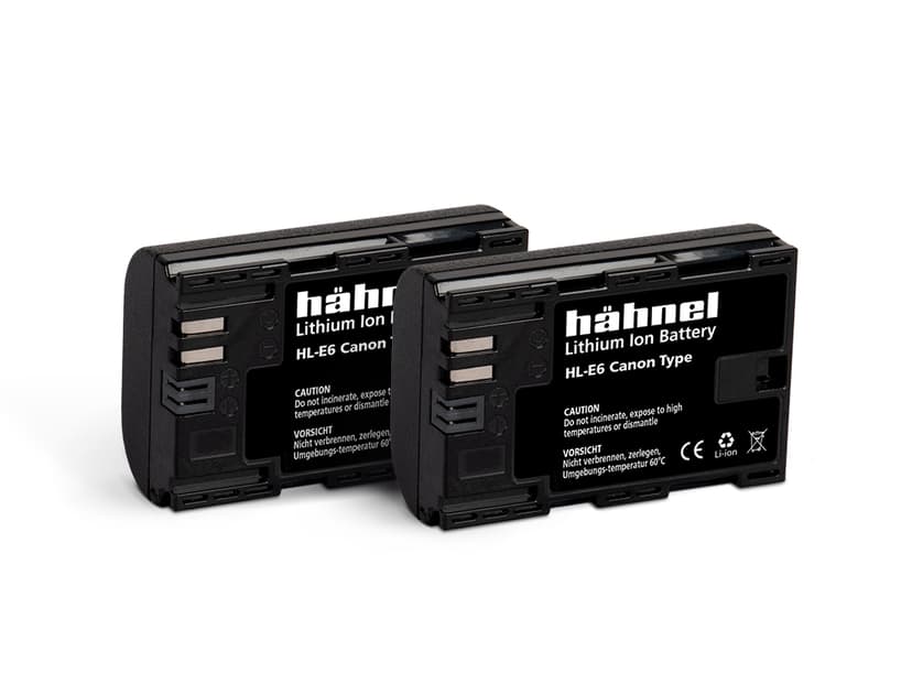 Hähnel Canon HL-E6 Batteri Twin Pack