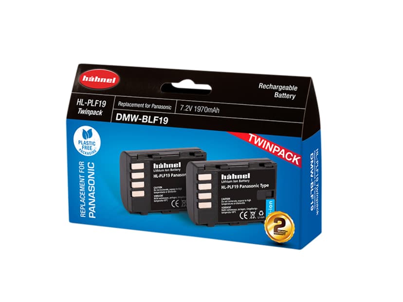 Hähnel Panasonic HL-PLF19 Batteri Twin Pack